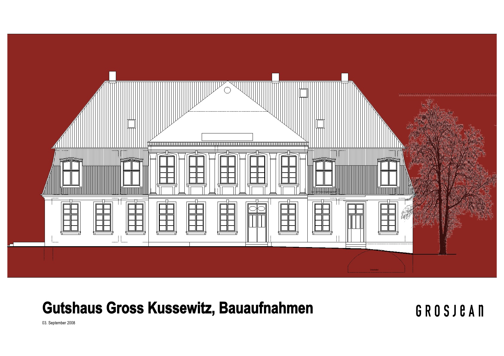 Bauaufnahme Gutshaus Gross Kussewitz
